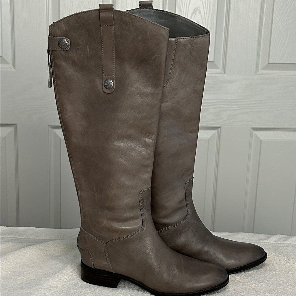 Sam Edelman Grey color Over the Knee Leather Boots.
Size 6.5